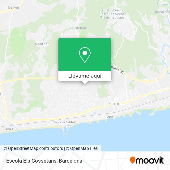 Mapa Escola Els Cossetans