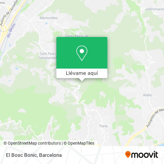 Mapa El Bosc Bonic
