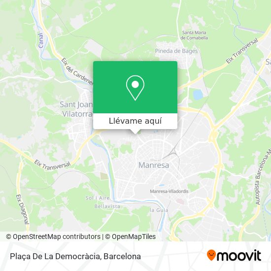 Mapa Plaça De La Democràcia