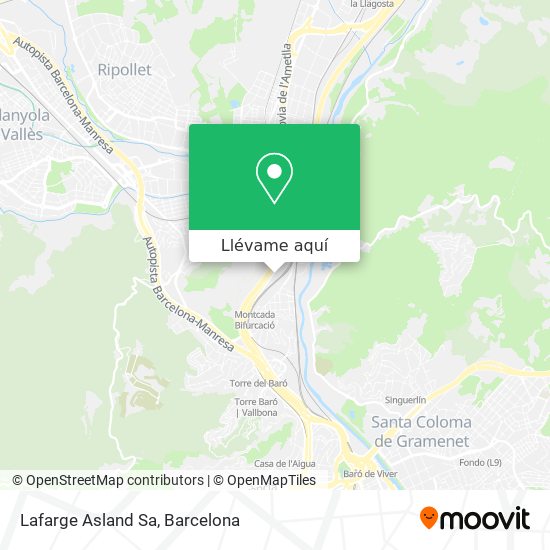 Mapa Lafarge Asland Sa