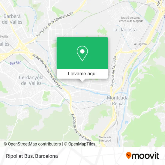 Mapa Ripollet Bus