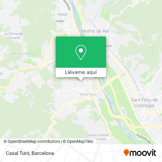 Mapa Casal Turó
