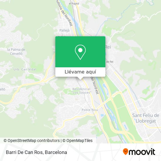 Mapa Barri De Can Ros