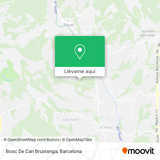 Mapa Bosc De Can Brustenga