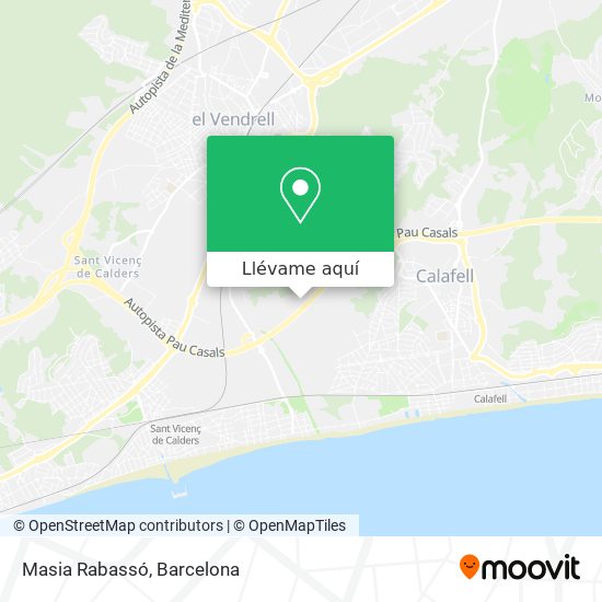 Mapa Masia Rabassó