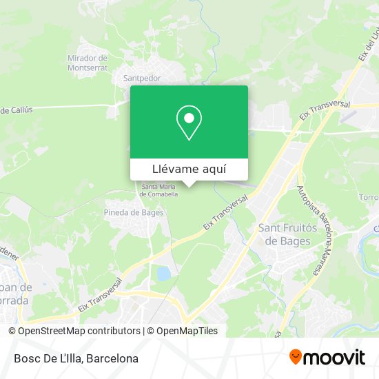 Mapa Bosc De L'Illa