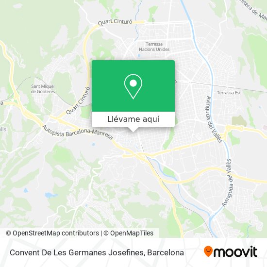Mapa Convent De Les Germanes Josefines