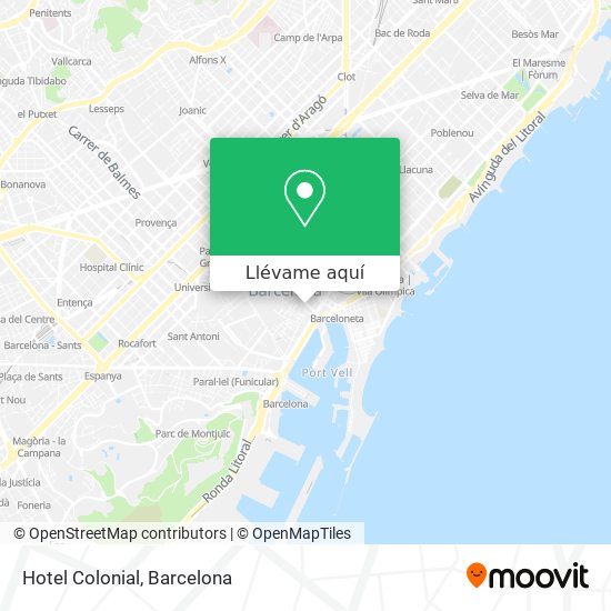 Mapa Hotel Colonial