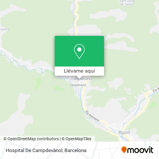 Mapa Hospital De Campdevànol