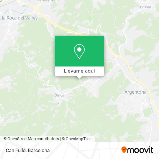 Mapa Can Fulló
