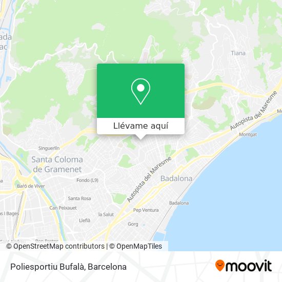 Mapa Poliesportiu Bufalà