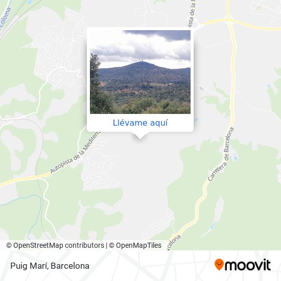 Mapa Puig Marí