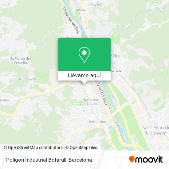 Mapa Polígon Industrial Bofarull