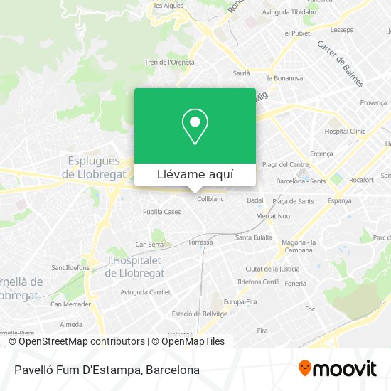 Mapa Pavelló Fum D'Estampa