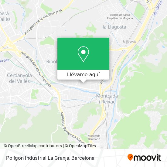 Mapa Polígon Industrial La Granja