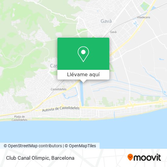 Mapa Club Canal Olimpic