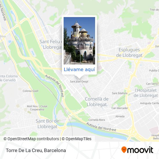 Mapa Torre De La Creu