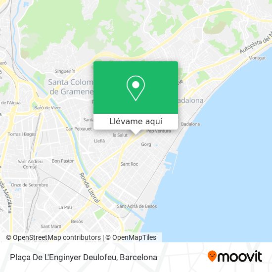Mapa Plaça De L'Enginyer Deulofeu