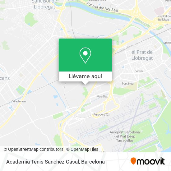 Mapa Academia Tenis Sanchez-Casal