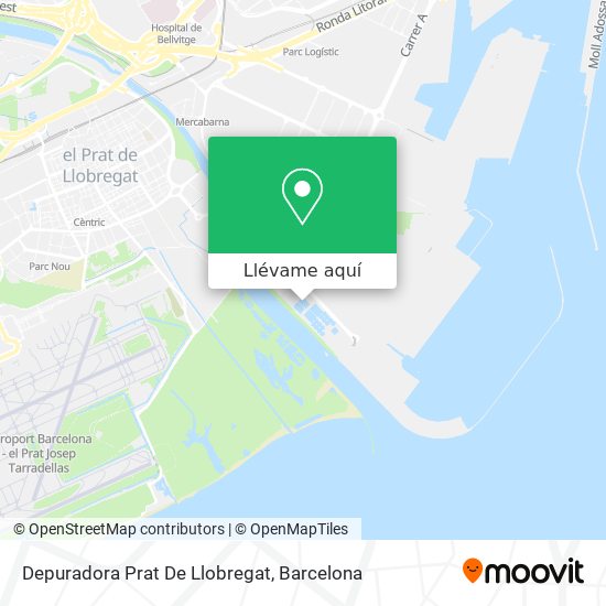 Mapa Depuradora Prat De Llobregat