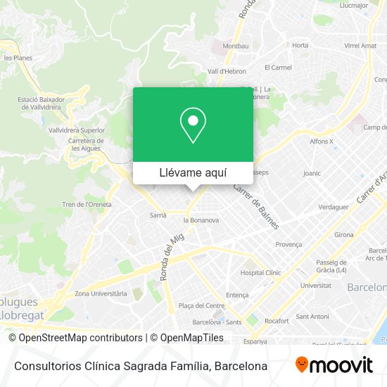 Mapa Consultorios Clínica Sagrada Família
