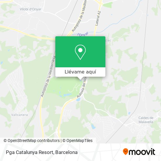 Mapa Pga Catalunya Resort