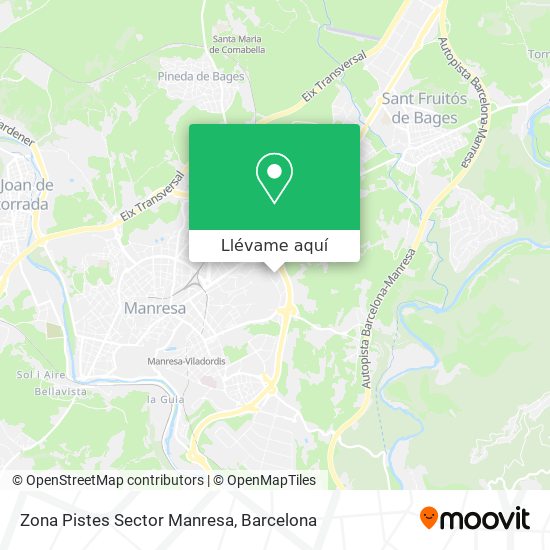 Mapa Zona Pistes Sector Manresa