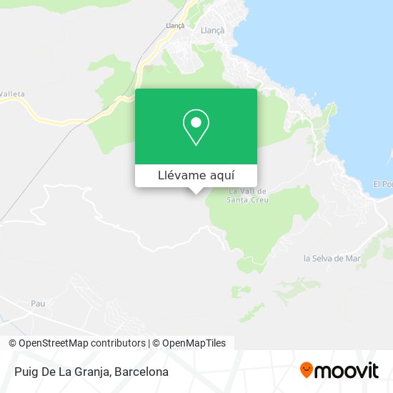 Mapa Puig De La Granja