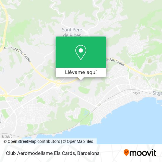 Mapa Club Aeromodelisme Els Cards