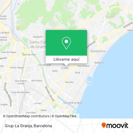 Mapa Grup La Granja