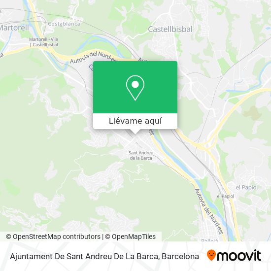 Mapa Ajuntament De Sant Andreu De La Barca