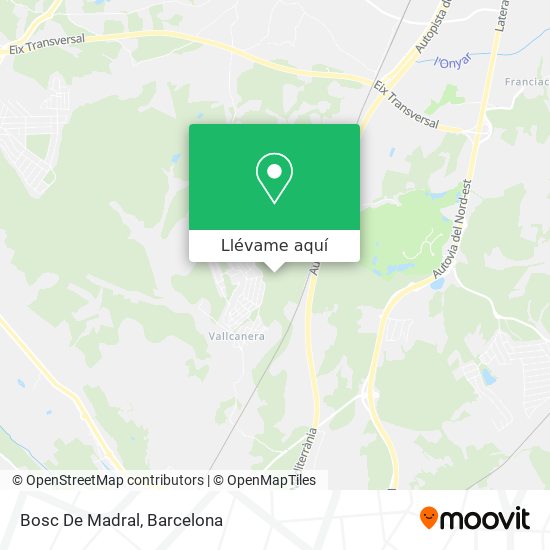 Mapa Bosc De Madral