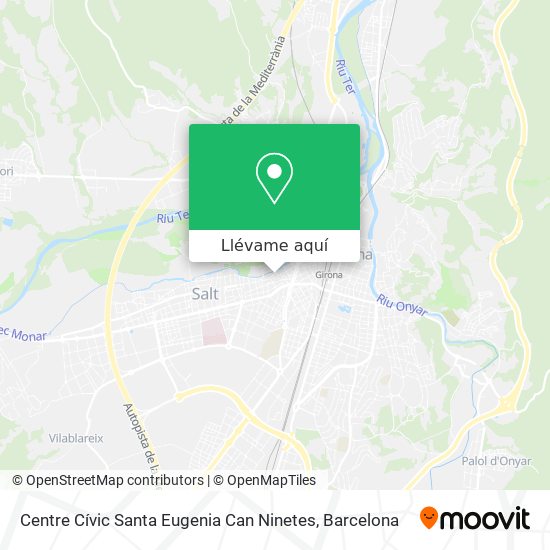 Mapa Centre Cívic Santa Eugenia Can Ninetes