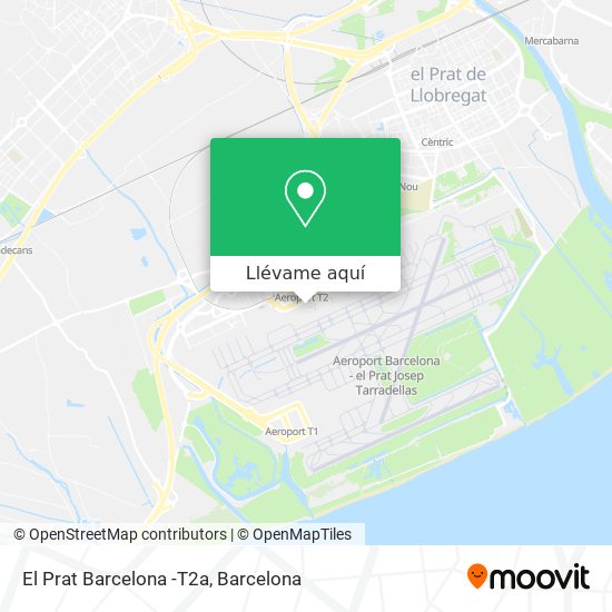 Mapa El Prat Barcelona -T2a
