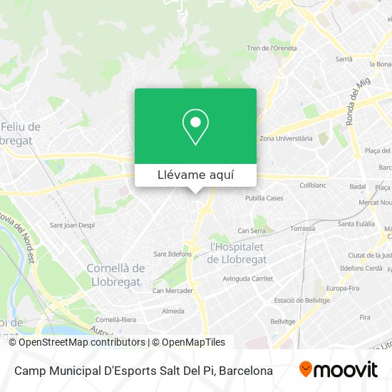 Mapa Camp Municipal D'Esports Salt Del Pi