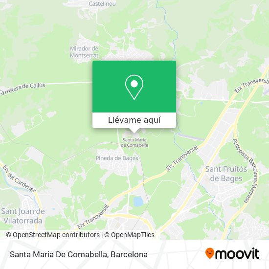 Mapa Santa Maria De Comabella