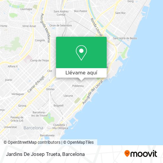Mapa Jardins De Josep Trueta