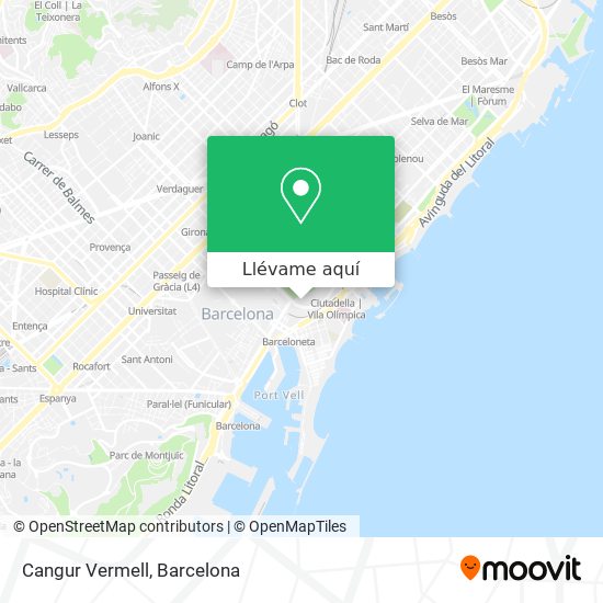 Mapa Cangur Vermell