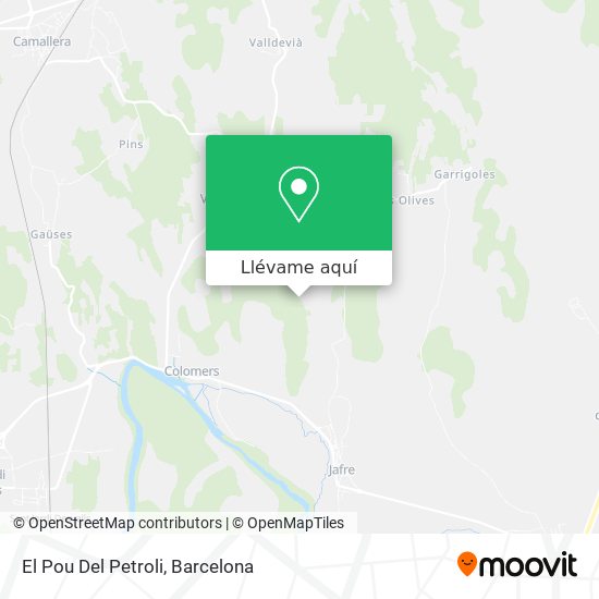 Mapa El Pou Del Petroli