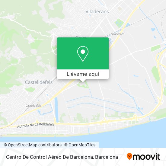 Mapa Centro De Control Aéreo De Barcelona