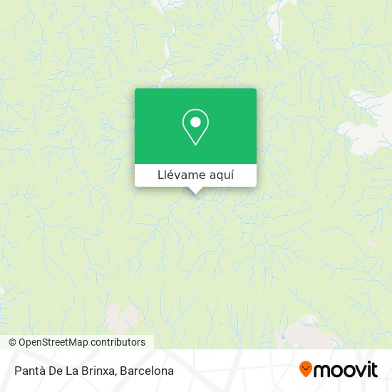 Mapa Pantà De La Brinxa