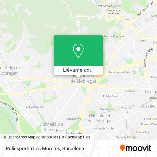 Mapa Poliesportiu Les Moreres