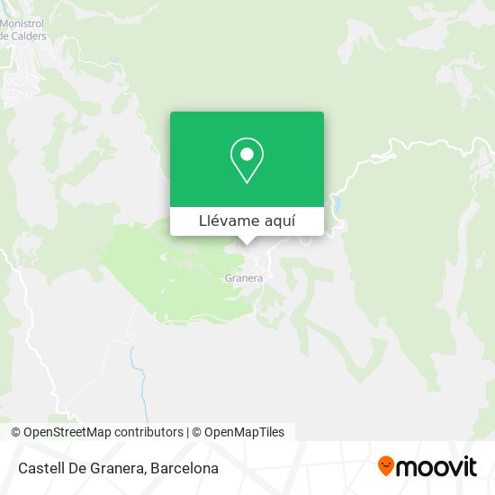 Mapa Castell De Granera