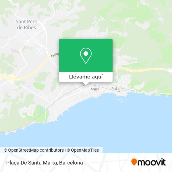 Mapa Plaça De Santa Marta