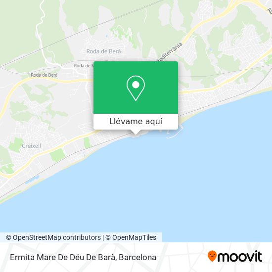 Mapa Ermita Mare De Déu De Barà