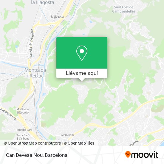 Mapa Can Devesa Nou