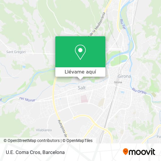 Mapa U.E. Coma Cros