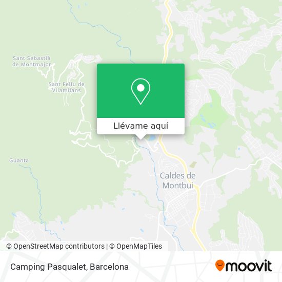 Mapa Camping Pasqualet