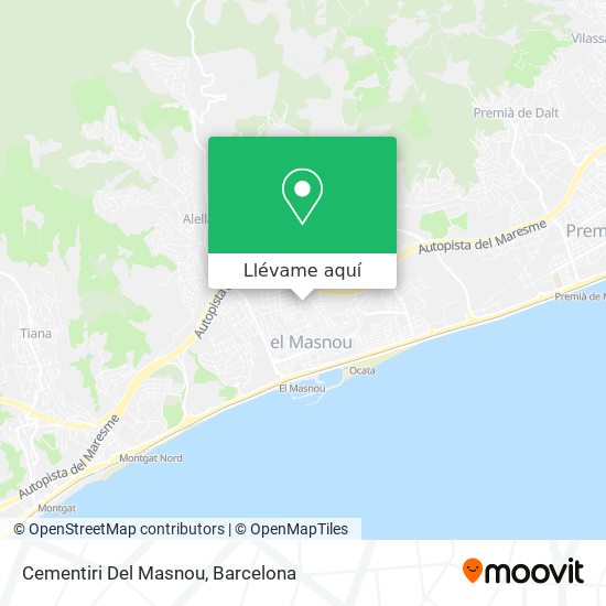 Mapa Cementiri Del Masnou