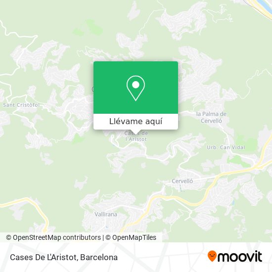 Mapa Cases De L'Aristot